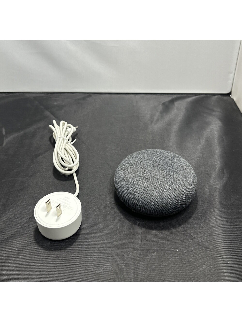 Google Nest Mini (2nd Gen) Smart Speaker Charcoal - Tested With Power Cord H2C